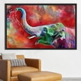 thumbnail image 1 of Colorful Wall Art, Abstract Elephant Canvas Art, Cute Elephant Art Canvas, Elephant Poster, Colorful Elephant Printed, Animal Canvas Art, Canvas Wall Decor - 3P-Gallery Wrapped, 1 of 9