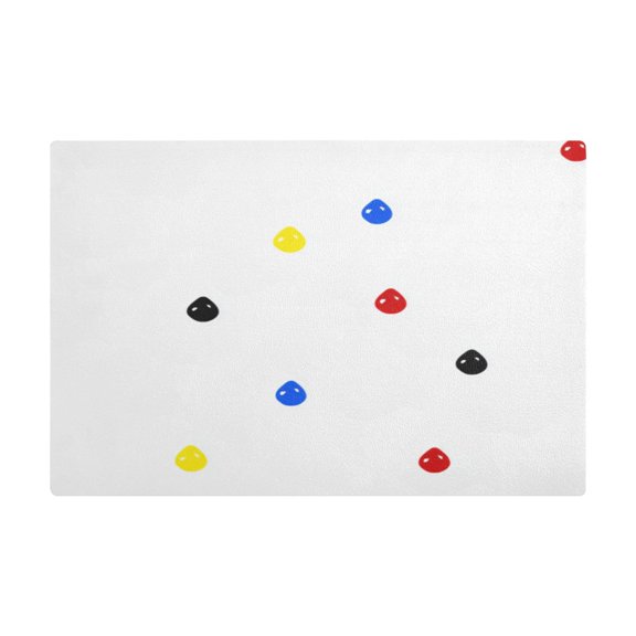 Colorful Water Droplets Coffee Machine Mat Kitchen Dish Drying Matst Absorbent Water 11.8''x17.7''