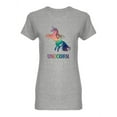 thumbnail image 1 of Colorful Watercolor Design Shaped T-Shirt Women -Image by Shutterstock, Female Large, 1 of 2