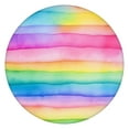 thumbnail image 1 of Colorful Watercolor Stripe Pattern Round Fitted Tablecloth with Elastic Edge,Dining Table Cover Waterproof,Outdoor Round Tablecloth for Camping,Dining,Indoor and Outdoor, 1 of 7