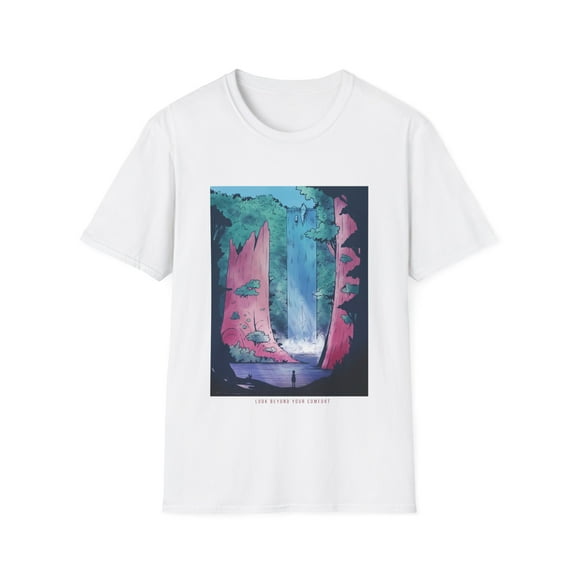 Colorful Waterfall Graphic Inspirational Motivational