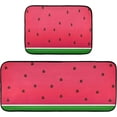 thumbnail image 1 of Colorful Watermelon Kitchen Mats Kitchen Rugs Runner Laundry Rug Non Slip Floor Door Mats Soft Doormats Carpet Home Decor Set of 2, 1 of 6
