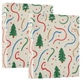 Colorful Wave Lines Dots Christmas Tree Round Ring Binder 3 Rings 1.5 ...