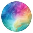 thumbnail image 1 of Colorful Wave Pattern Round Fitted Tablecloth with Elastic Edge,Dining Table Cover Waterproof,Outdoor Round Tablecloth for Camping,Dining,Indoor and Outdoor, 1 of 7