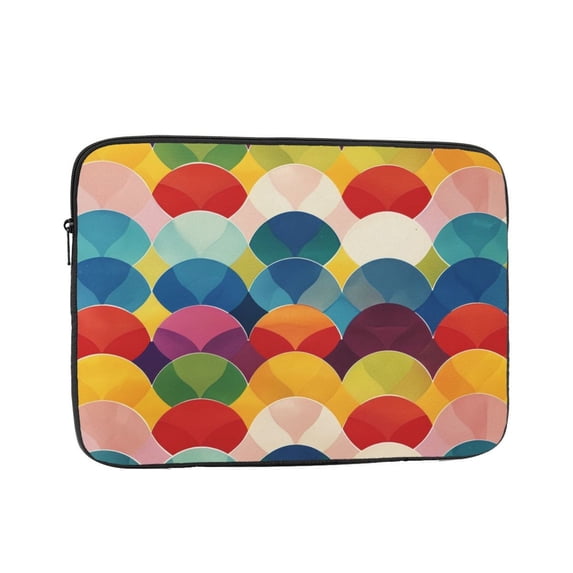 Colorful Waves Vibrant Dynamic Laptop Sleeve Bag Compatible With MacBook Air / Pro iPad MateBook Tablet Surface HP Lenovo Dell ASUS Acer Laptop Computer Protective Size: 10 inch