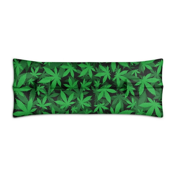 Colorful Weed Themed Mastectomy Car Pillow - Skin-Friendly Chest Protector After Heart Surgery or Rib Injury