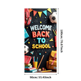 thumbnail image 1 of Colorful Welcome Back to School Banner Backdrop with School Supplies Elements Party Decorations for Classroom Decor School Events Photo Backdrop, 1 of 8