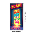 thumbnail image 1 of Colorful Welcome Banner with Sun Mascots and Star Elements Backdrop Party Decorations for Events Gatherings Festivals Celebrations and Photo Props, 1 of 8
