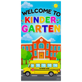 thumbnail image 1 of Colorful Welcome to Kindergarten Banner Backdrop Decor Background, Ideal for School Events First Day of School Parties Classroom Decorations Preschool Open House Decorations, 1 of 6