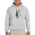 thumbnail image 1 of Colorful Welsh Corgi Walking Hoodie Men -Image by Shutterstock, Male Medium, 1 of 4