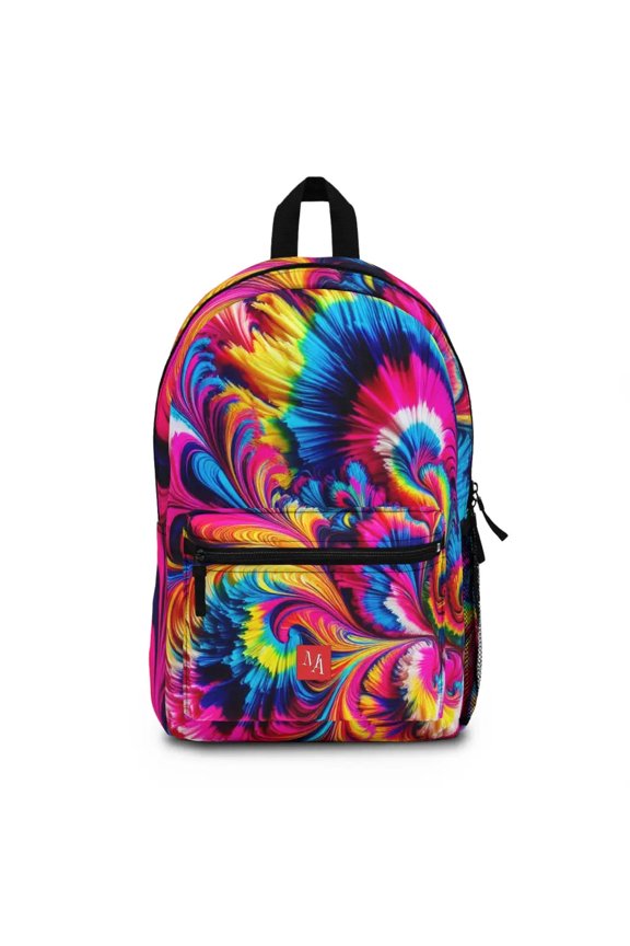 Colorful Whirls and Swirls - Backpack