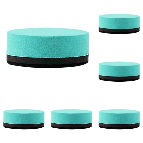 Colorful Whiteboard Eraser with Sponge, Reusable Dry Erase Cleaner for Boards, Green 6-Pack