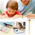 Colorful Whiteboard Markers With Tape Brush Large Capacity Erasable