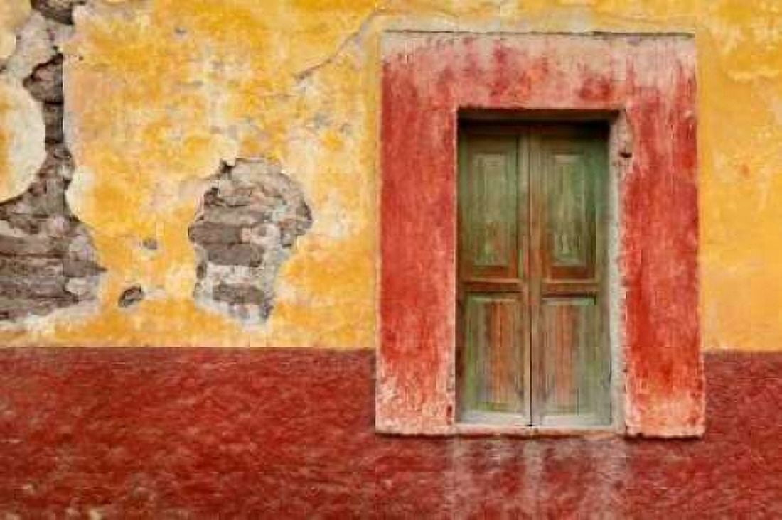 Colorful Window Canvas Art - Kathy Mahan (24 x 36)