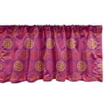 thumbnail image 1 of Ambesonne Colorful Valance Pack of 2, Circles with Polka Dots, 54"X12", Multicolor, 1 of 4