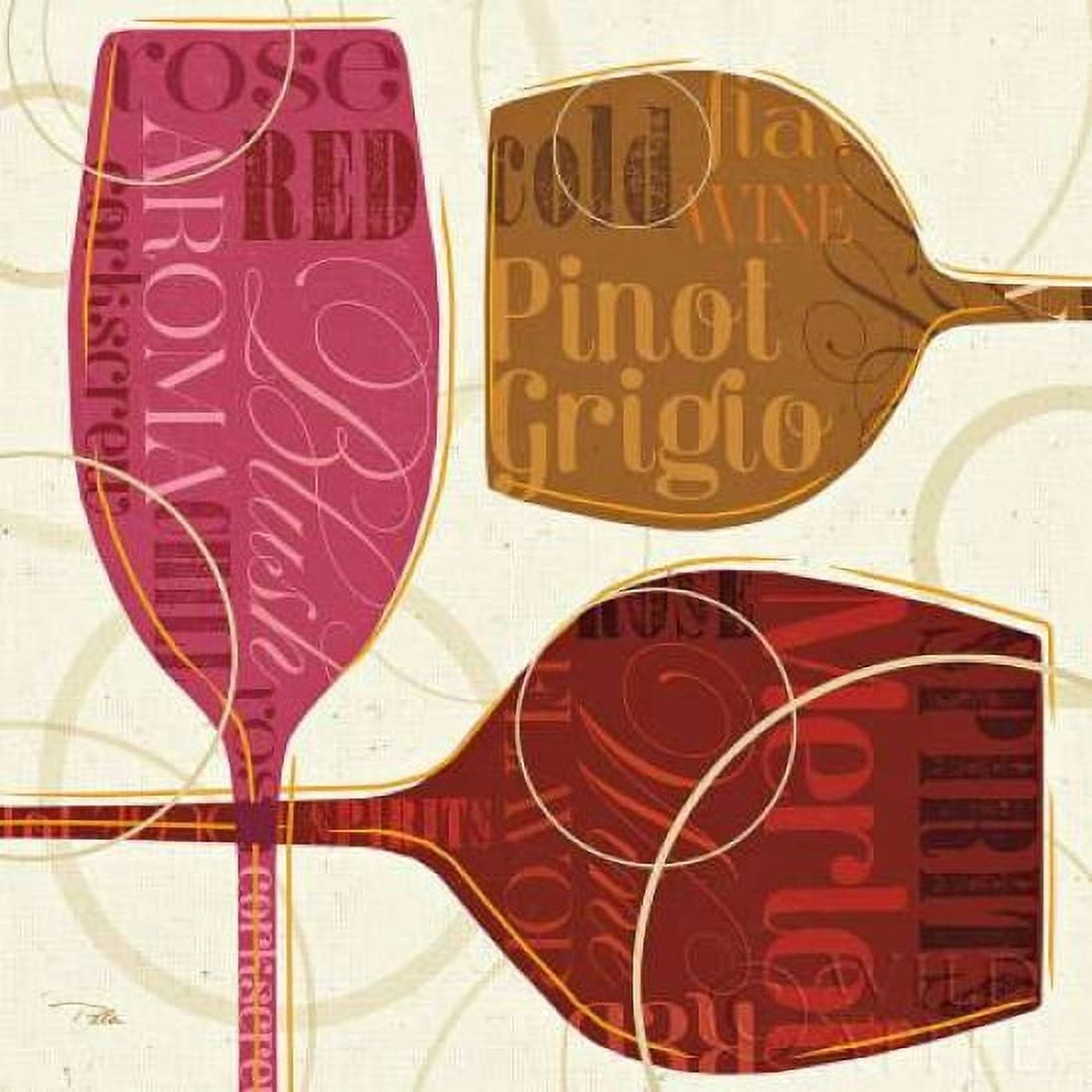Colorful Wine III Canvas Art - Pela Studio (24 x 24)