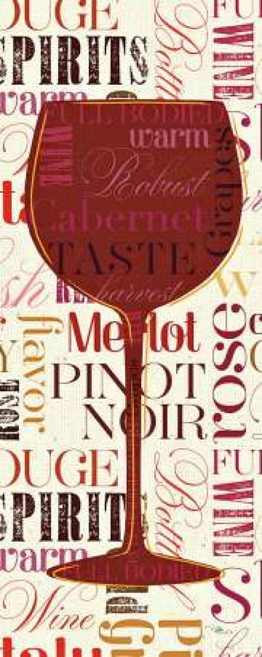 Colorful Wine Sayings - Cabernet Canvas Art - Pela Studio (24 x 48)