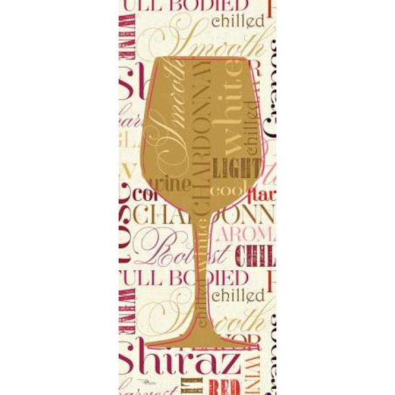 Colorful Wine Sayings - Chardonnay Canvas Art - Pela Studio (10 x 20)
