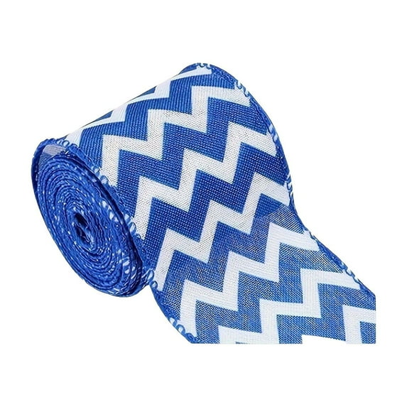 Colorful Wired Ribbon for Crafts - 2.5 Inch Wide 180 Inches Long Wired Edge Ribbon, Ideal for Gift Wrapping, Wreath Bows, and Easter, Spring, and Summer Decorations