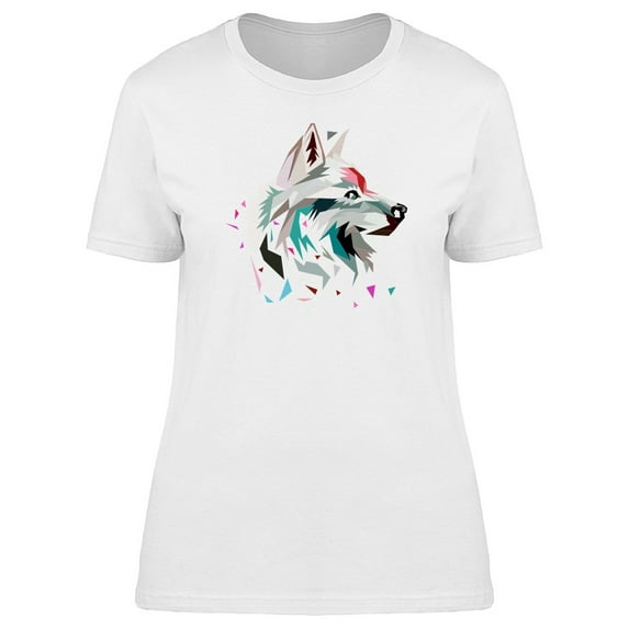 Colorful Wolf T-Shirt Men -Image by Shutterstock, Male x-Large