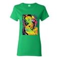 thumbnail image 1 of Colorful Woman Marilyn Monroe Pop Culture Womens Graphic T-Shirt, Kelly, 2XL, 1 of 3