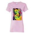 thumbnail image 1 of Colorful Woman Marilyn Monroe Pop Culture Womens Graphic T-Shirt, Light Pink, X-Large, 1 of 3