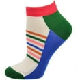 thumbnail image 1 of Colorful Women's Ankle Socks in Cotton - 2 Pair Pack, 1 of 1