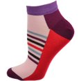 thumbnail image 1 of Colorful Women's Ankle Socks in Cotton - 2 Pair Pack, 1 of 1