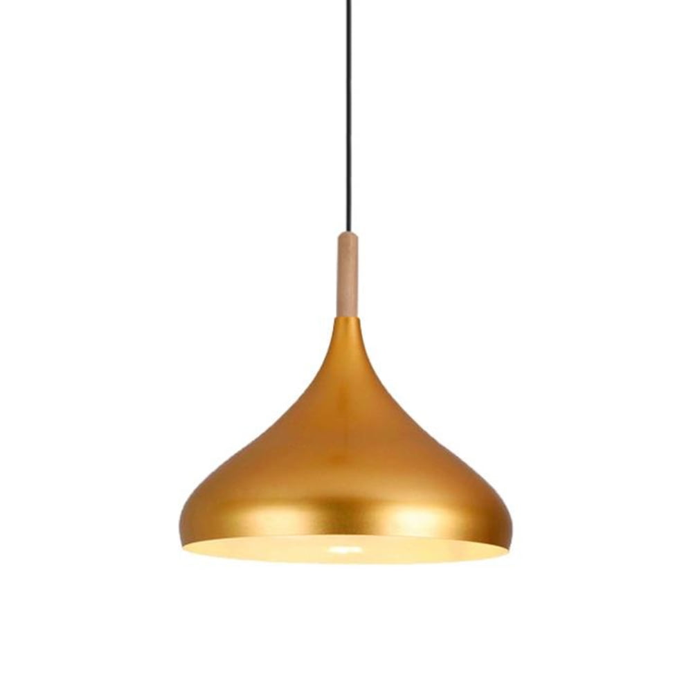Colorful Wood Metal Pendant Light Fixture for Over Kitchen Island, Nordic Minimalism Pendant Lighting for Dining Table, Simple Retro Rustic Hanging Lamp Farmhouse Ceiling Chandelier