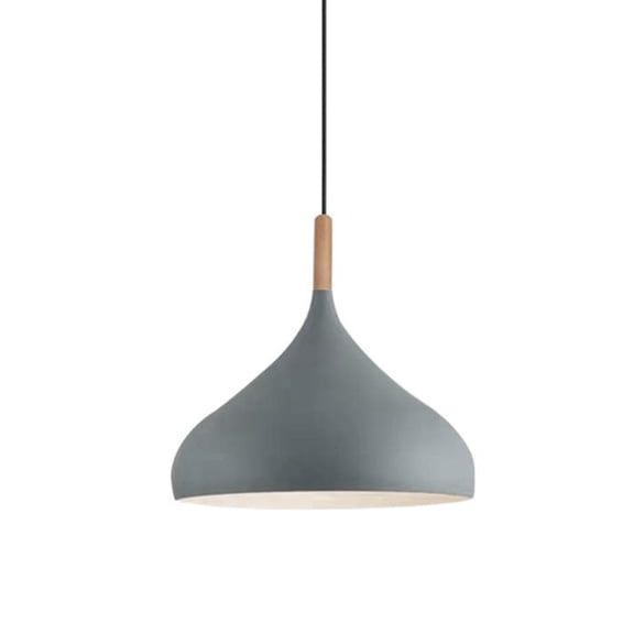 Colorful Wood Metal Pendant Light Fixture for Over Kitchen Island, Nordic Minimalism Pendant Lighting for Dining Table, Simple Retro Rustic Hanging Lamp Farmhouse Ceiling Chandelier
