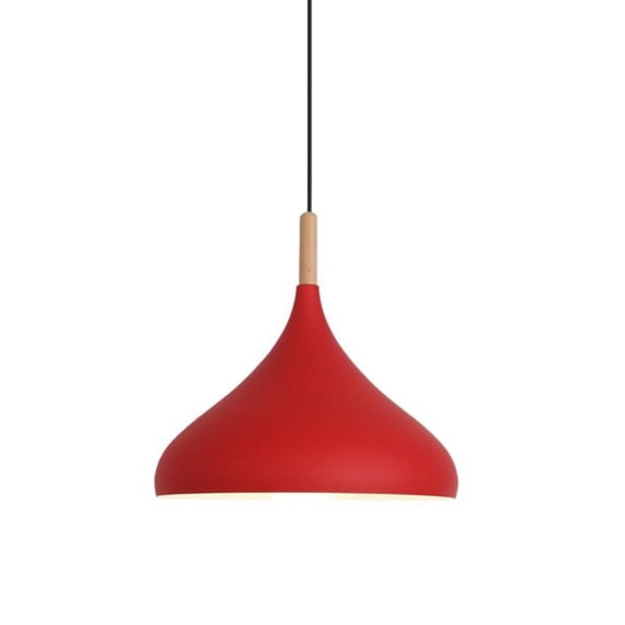 Colorful Wood Metal Pendant Light Fixture for Over Kitchen Island, Nordic Minimalism Pendant Lighting for Dining Table, Simple Retro Rustic Hanging Lamp Farmhouse Ceiling Chandelier