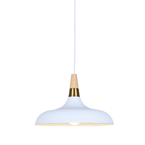 Colorful Wood Metal Pendant Light Fixtures for Over Kitchen Island, Minimalism Simple Pendant Lighting for Dining Room Table, Nordic Industrial Hanging Lamp Retro Farmhouse Ceiling Chandelier