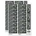 thumbnail image 1 of Colorful Work Crayons Teacher Student School Sticker Set - Black - Gloss Finish - 2.00" Large, 1 of 7