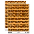 thumbnail image 1 of Colorful Work Crayons Teacher Student School Sticker Set - Orange - Gloss Finish - 1.75" Medium, 1 of 7