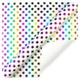 thumbnail image 1 of Colorful Wrapping Paper Roll, 20x27" Polka Dots Gift Wrapping Paper, Colorful Bronzing Stripe Letters Printed Wrapping Paper for Gift Packaing Birthday Party Holiday, 1 of 5