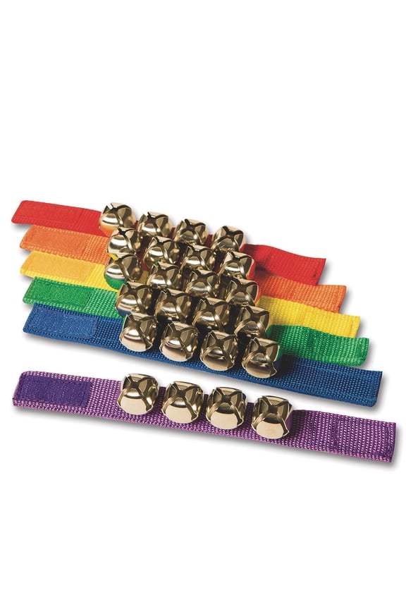 Colorful Wrist and Ankle Bells (Set of 6)