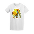 thumbnail image 1 of Colorful Yellow Elephant T-Shirt Men -Image by Shutterstock, Male Large, 1 of 4