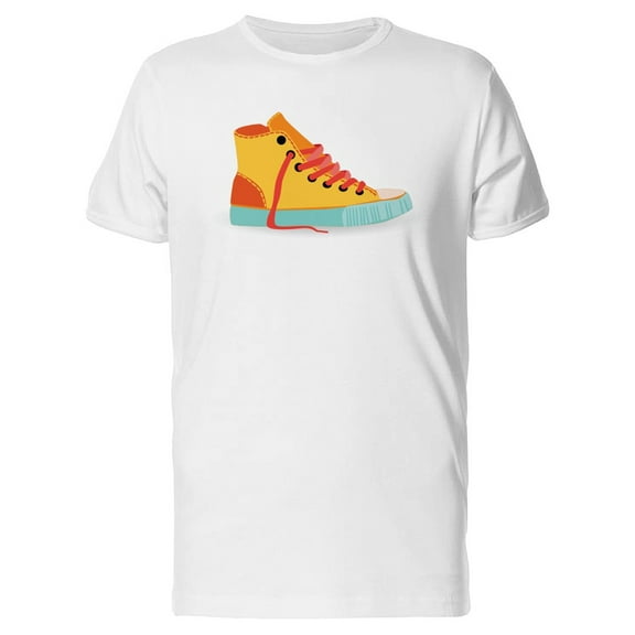 Colorful Yellow Sneakers Tee Men's -Image by Shutterstock