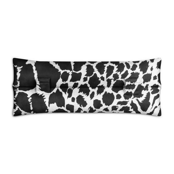 Colorful Zebra Stripes Mastectomy Pillow - Adjustable Seatbelt Cushion for Chemotherapy, Hysterectomy, & Abdominal Surgery Recovery | Soft Fabric & Pain Relief