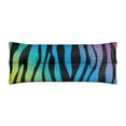 thumbnail image 1 of Colorful Zebra Stripes Mastectomy Pillow - Adjustable Seatbelt Cushion for Chemotherapy, Hysterectomy, & Abdominal Surgery Recovery | Soft Fabric & Pain Relief, 1 of 7