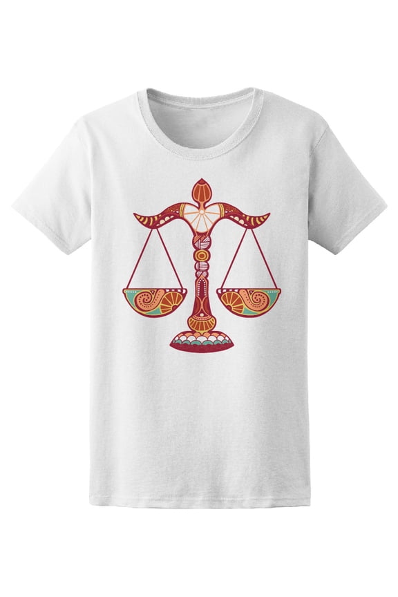 Colorful Zodiac Signs Libra T-Shirt Men -Image by Shutterstock, Male Small