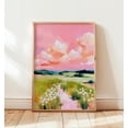 thumbnail image 1 of Colorful abstract landscape Poster, Unframed Canvas Size 24x36, 1 of 4