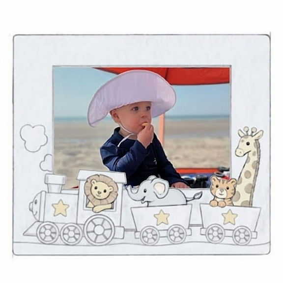 Colorful and Adorable ANIMAL TRAIN 7x5 frame by Reed Barton - 5x7