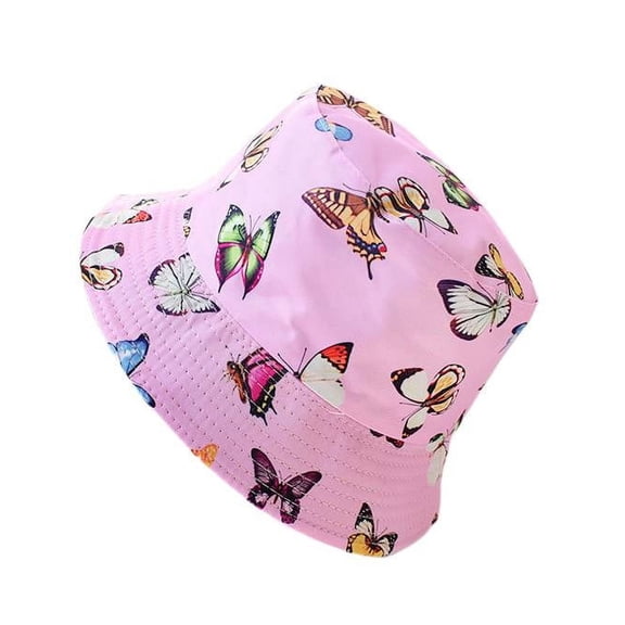 Wear Sierra Reversible Summer Bucket Hat, Wide Brim, Double-Layer Sun Protection, Pink, One Size