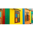 thumbnail image 1 of Colorful building in Little India, Singapore Poster Print (24 x 12), 1 of 1
