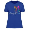 thumbnail image 1 of Colorful  "butterfly" T-Shirt Women -Image by Shutterstock, Female Small, 1 of 2