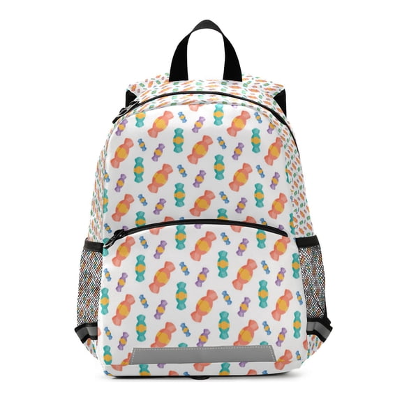 Colorful candy sweet pattern repeat Student Laptop Backpack For Middle Teen Bookbag Travel Daypack