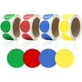 thumbnail image 1 of Colorful dot Stickers, 25mm Small Stickers Round, can be Used for Label Decoration DIY Office Scrapbook Gift Bag envelopes, 500 Stickers per roll, Multi-Color (red, Yellow, Green, Blue), 1 of 5