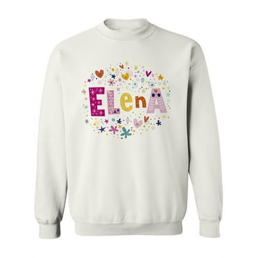 Colorful "elena" Sweatshirt Women -Image by Shutterstock, Female 3X-Large