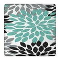 thumbnail image 1 of Colorful floral design stretch fit table cover, ideal for 36x36 inch outdoor patio and card tables, 1 of 6